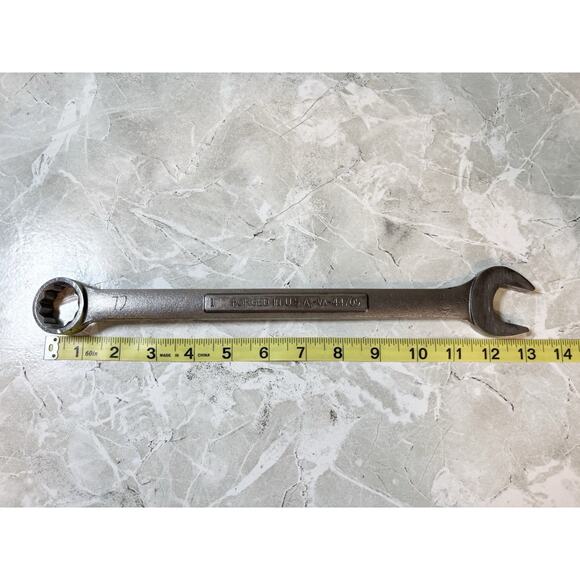 Craftsman Tools 1" SAE Combination Wrench 12 Point -VA- 44705 Forged In USA - Picture 5 of 5